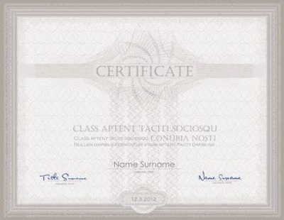 Certificates of proof of entry on the register